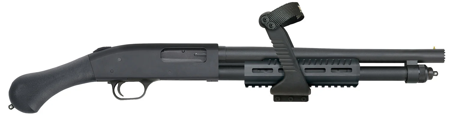 Mossberg 50647 590 Shockwave Shock ‘N’ Saw 12 Gauge 3″ 14.38″ 5+1 Blued Black Fixed Raptor Birdshead Grip