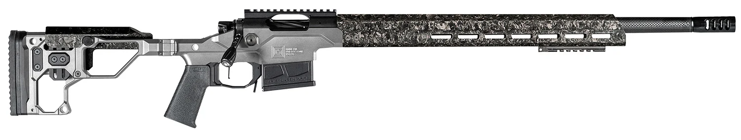 Christensen Arms 8010307401 Modern Precision 308 Win 20" Threaded Carbon Fiber Barrel 5+1, Black Nitride Finish, Tungsten Anodized Folding Stock, Polymer Grip