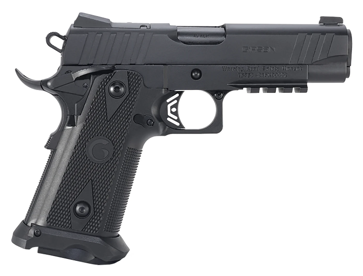 Girsan 395010 Witness2311 10mm Auto 15+1 4.25" Black Steel Barrel, Black Optic/Ready Serrated Black Polymer Frame w/Beavertail & Picatinny Rail, Black Checkered Polymer Grip, Ambidextrous