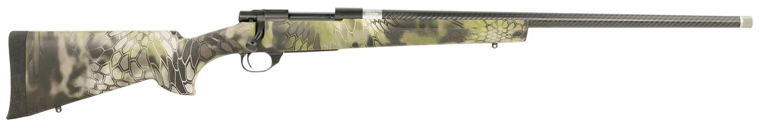 Howa HGCF308KAC M1500 HS Precision 308 Win 5+1 24" Threaded Carbon Fiber Barrel, Black Rec, Kryptek Altitude HS Precision Stock