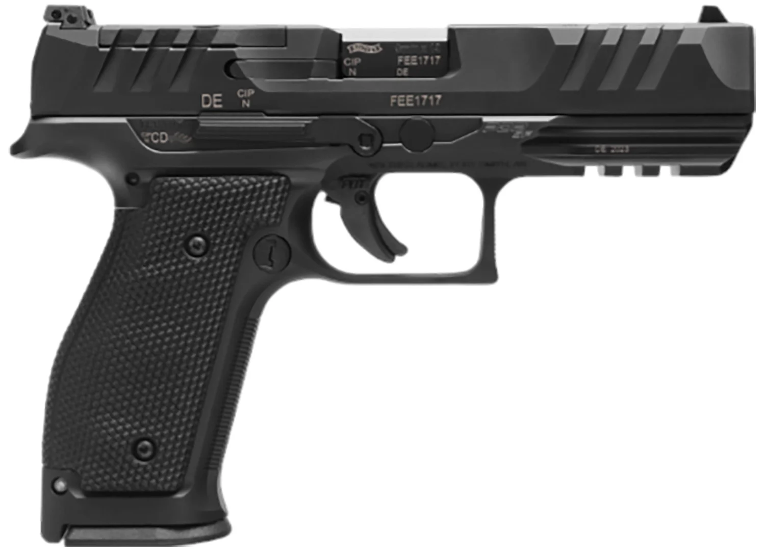Walther Arms 2880032 PDP SF Full Size Frame 9mm Luger 10+1 4.50"
