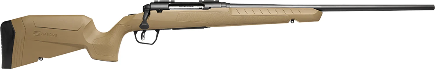 Savage Arms 32051 Axis 2 6.5 Creedmoor 4+1 22" Matte Black Sporter Barrel, Matte Black Drilled & Tapped Steel Receiver, Fixed Flat Dark Earth Synthetic Stock, Right Hand