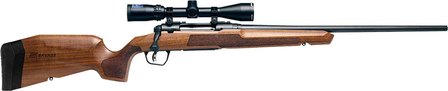 Savage Arms 32257 Axis 2 XP Combo 223 Rem 4+1 22" Matte Black Sporter Barrel & Drilled & Tapped Carbon Steel Receiver, Ergonomic Hardwood Stock, Right Hand, Boresighted 3-9x40mm Scope