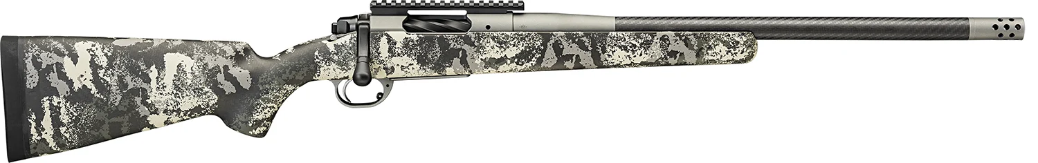 Springfield Armory BAB924300WMCFY 2020 Boundary 300 Win Mag 24" Rogue Camo Fluted Barrel Tactical Gray Cerakote Model 2020 Stainless Steel Receiver Carbon Fiber w/ M-LOK