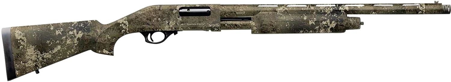 Charles Daly 930397 301 20 Gauge Pump 3" 5+1 22" TrueTimber Strata Vent Rib Barrel, Grooved Aluminum Receiver, Fixed TrueTimber Strata Synthetic Stock