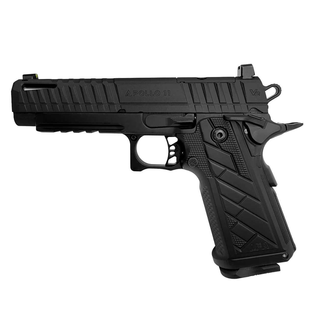 Century Arms LFA HG8640-N Apollo 11 V2 Full Size 4.9" Barrel Semi-Auto 9mm Pistol Aluminum Grip Black - Century Arms