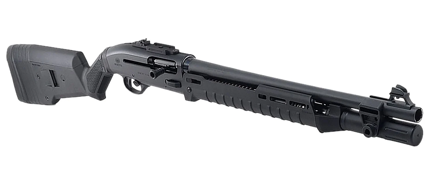 Langdon Tactical Tech LTT1301ZMBLK Beretta 1301  3" 7+1 18.50" Black Anodized Aluminum Receiver, Black Magpul Polymer Stock, Modified Magpul Zhukov Forend - Langdon Tactical