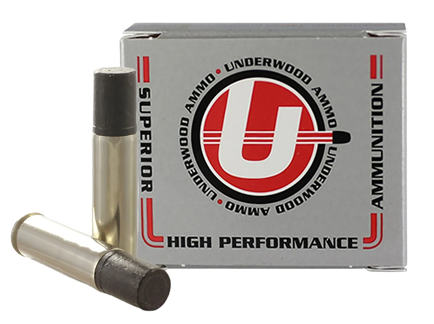 Underwood Ammo .500 S&W Magnum 700gr HARD CAST WIDE FLAT NOSE Nickel-Plated Brass – 20rd