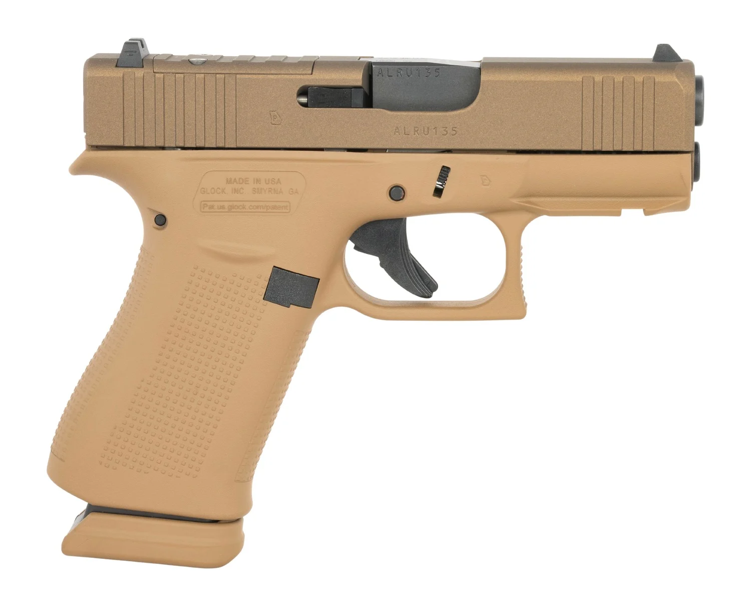 Glock UX4350204NR15ORDEBOT G43X 9mm Luger 15+1 3.41" Steel Serrated Slide Ambidextrous - Glock