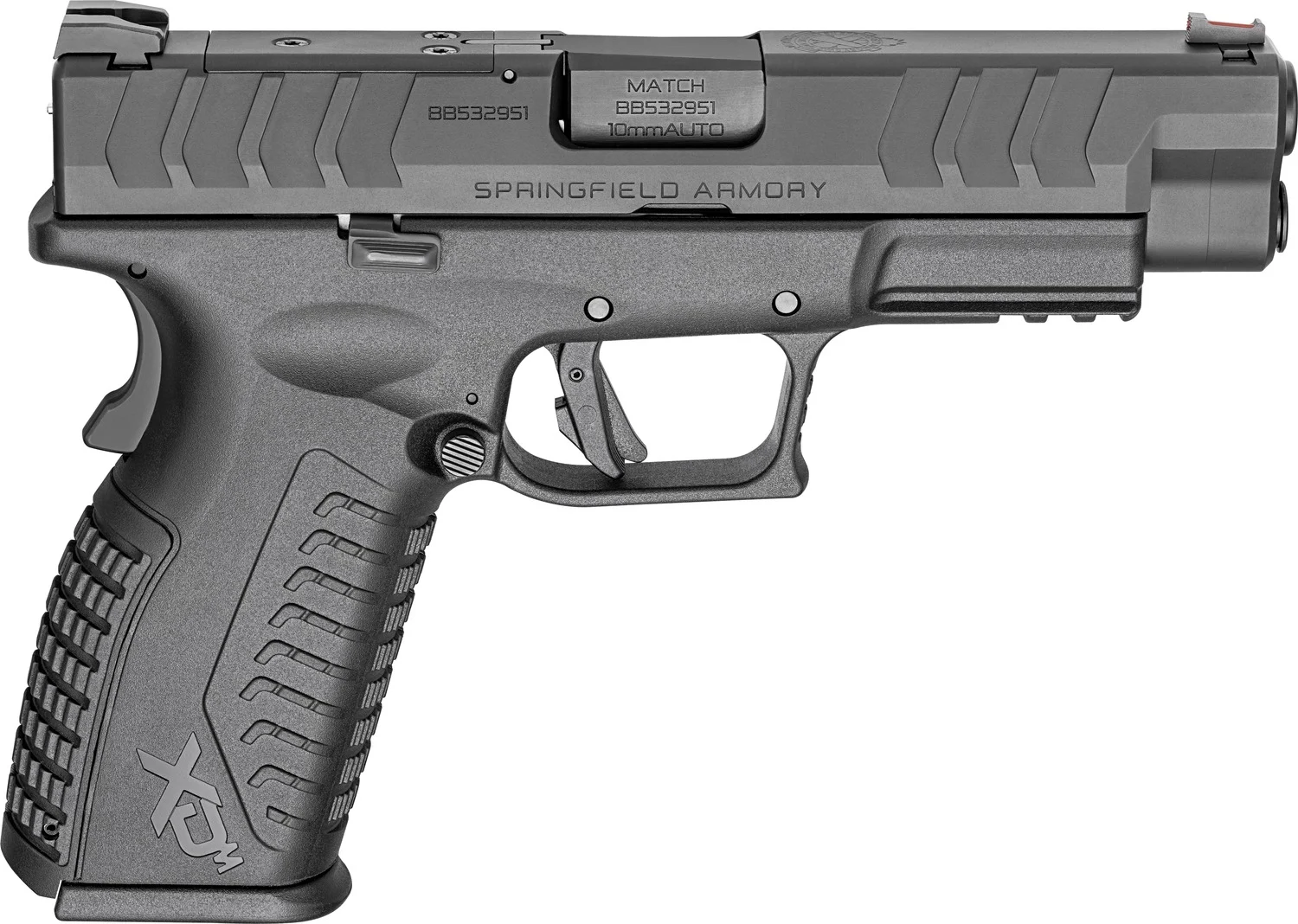 Springfield Armory XDME94510BHCOSP15 XD-M Elite OSP 10mm Auto 15+1 4.50" Black Melonite Black Steel Match Grade Barrel & Optic Ready/Serrated Slide, Black Polymer Frame w/Picatinny Rail, Black Polymer