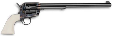 Pietta HF45CHS12NMUI 1873 GW2 Buntline 45 Colt 6 Round 12" Blued Color Case Hardened/Blued/Ultra Ivory Grips